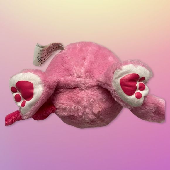 2007 Vintage Pink Heart Puppy Fur Berries Plush - Picture 5 of 5